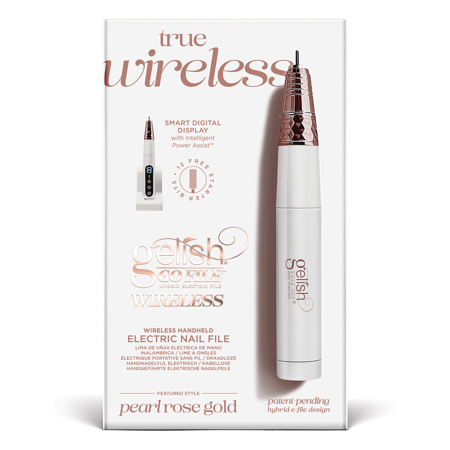 Gelish Go File Cordless I Pearl Rose Gold
