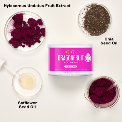 GiGi Neon Soft Wax Dragonfruit 14oz