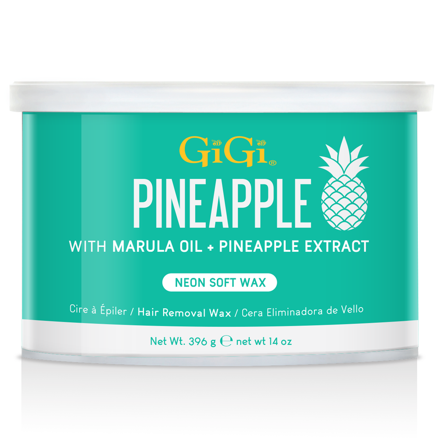GiGi Neon Soft Wax Pineapple 14oz