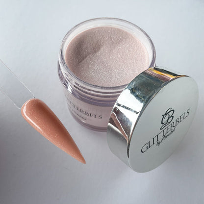 Glitterbels Acrylic Powder | Honey Buff Shimmer 2oz