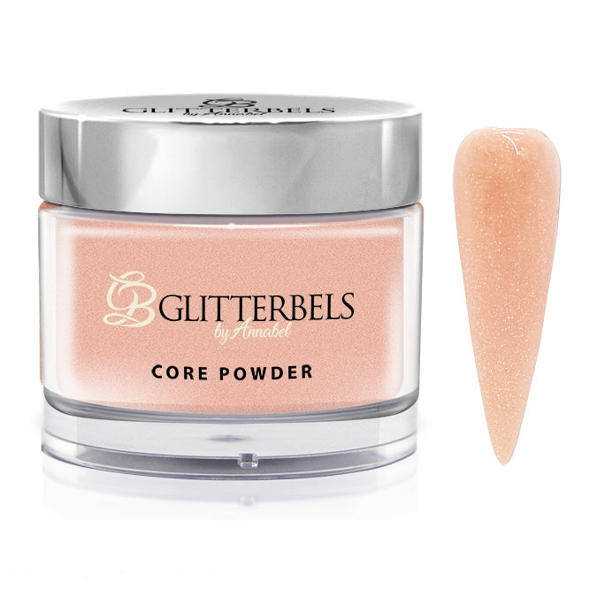 Glitterbels Acrylic Powder | Honey Buff Shimmer 2oz