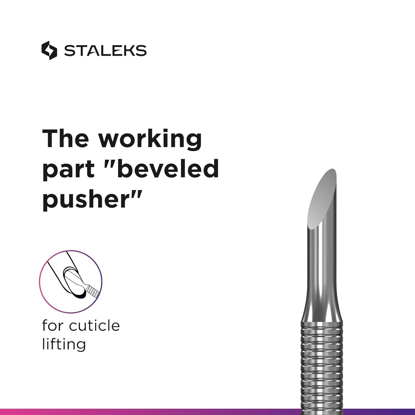 Staleks EXPERT 90-2 Professional Manicure Pusher