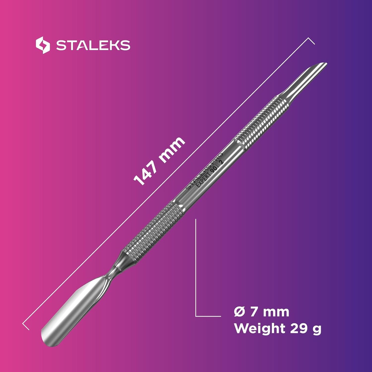 Staleks EXPERT 90-2 Professional Manicure Pusher