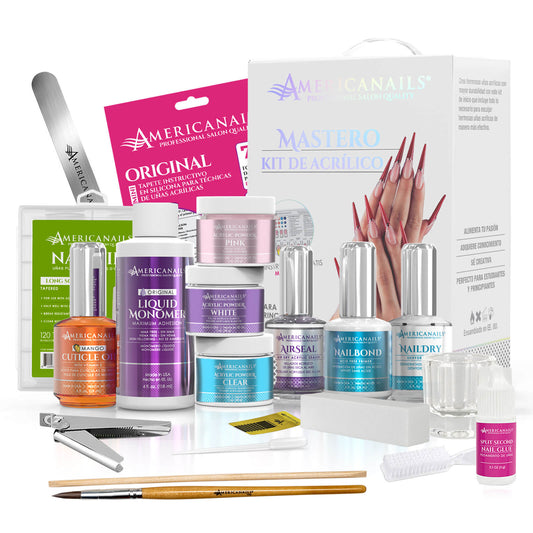 Americanails Kit De Acrílico Completo (Español)