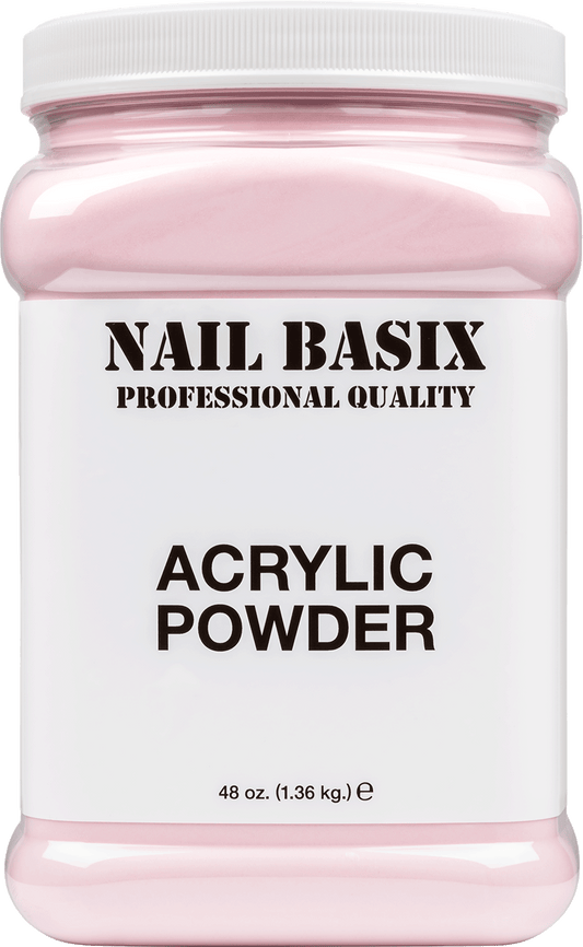 Polvo Acrílico Profesional Nail Basix | Rosa Suave 48oz
