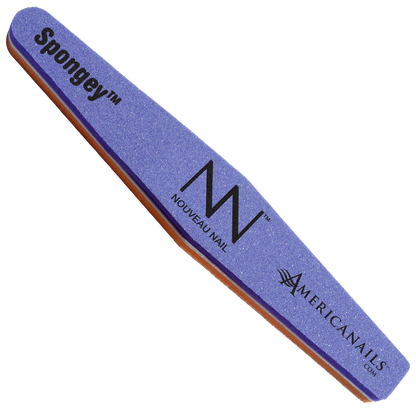 Nouveau Nail Spongey File | Purple/Orange 100/180 (12 Pack)