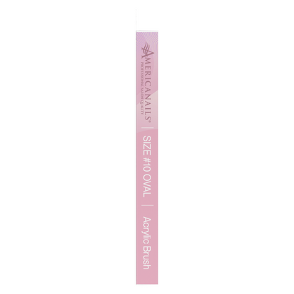 Americanails Naturally Kolinsky | Oval Acrylic #10 Brush