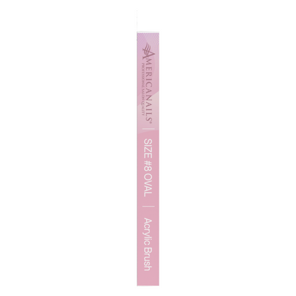 Americanails Naturally Kolinsky | Oval Acrylic #8 Brush