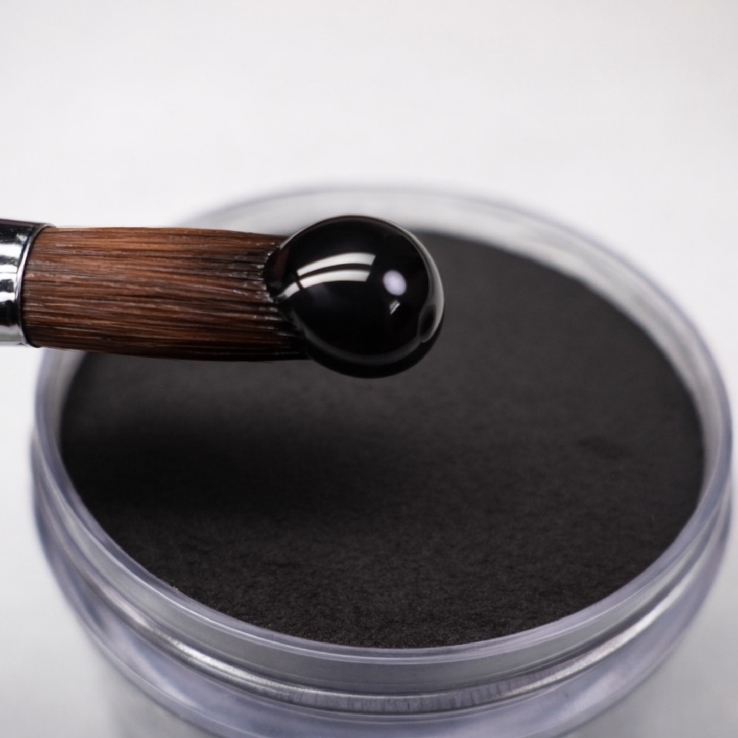 Americanails Colored Acrylic Powder | Pure Black 2oz