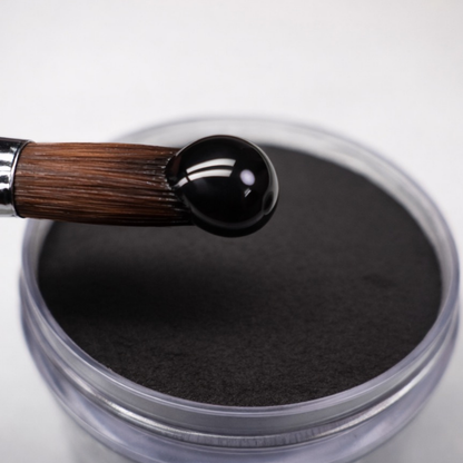 Americanails Colored Acrylic Powder | Pure Black 2oz