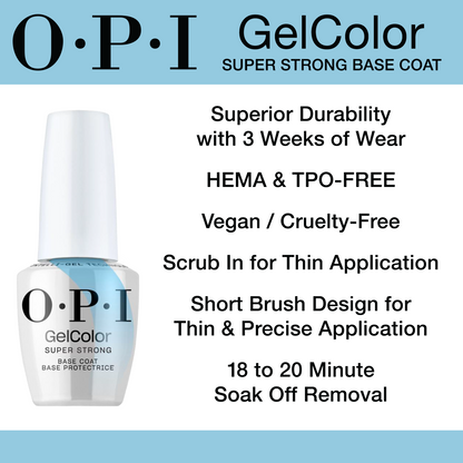 OPI GelColor Super Strong Base Coat .5oz