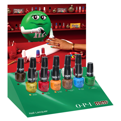 OPI x m&m's Sweeten Your Mani Collection Nail Lacquer Display 12ct