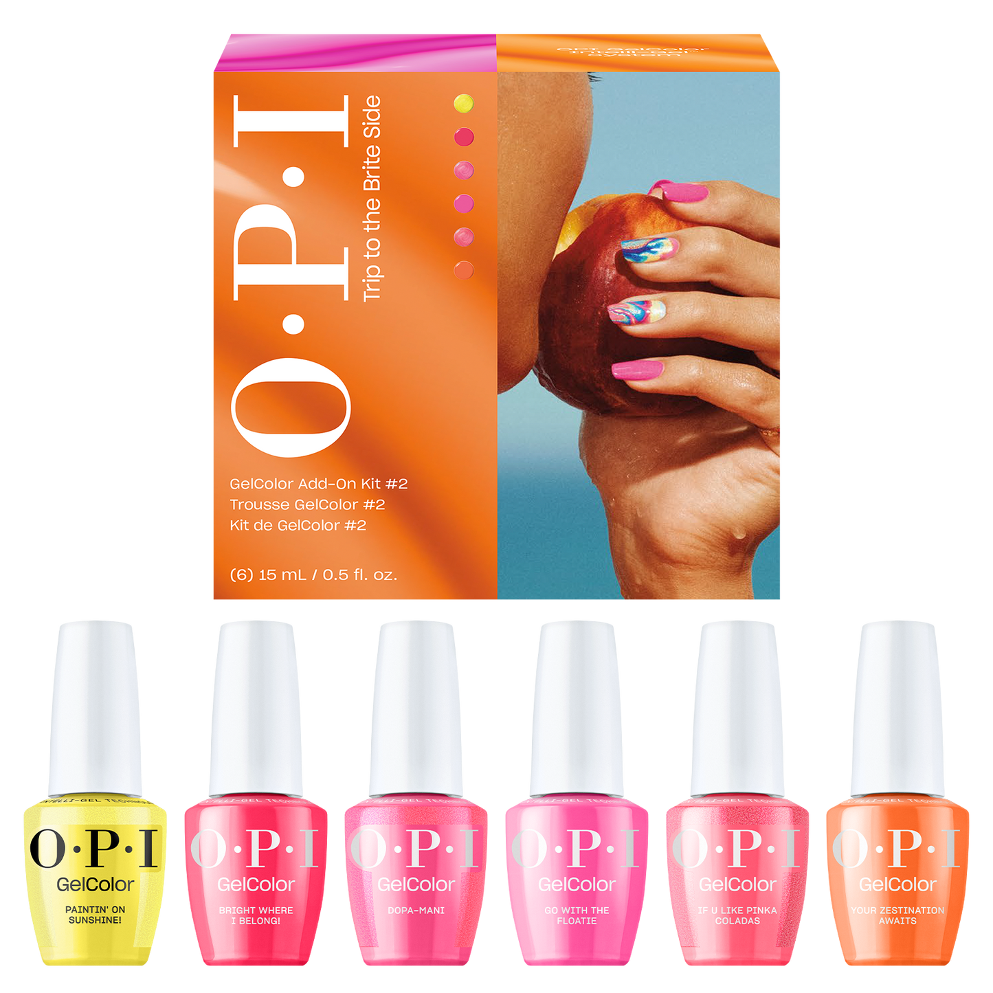 OPIアクシウムイントロキットAX902 OPI Trip To The Brite Side Collection GelColor Kit #2 – Premier