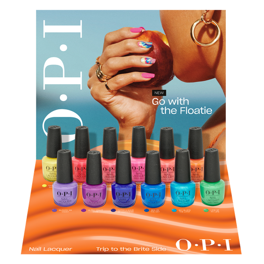 OPI Trip To The Brite Side Collection Nail Lacquer Display 12ct