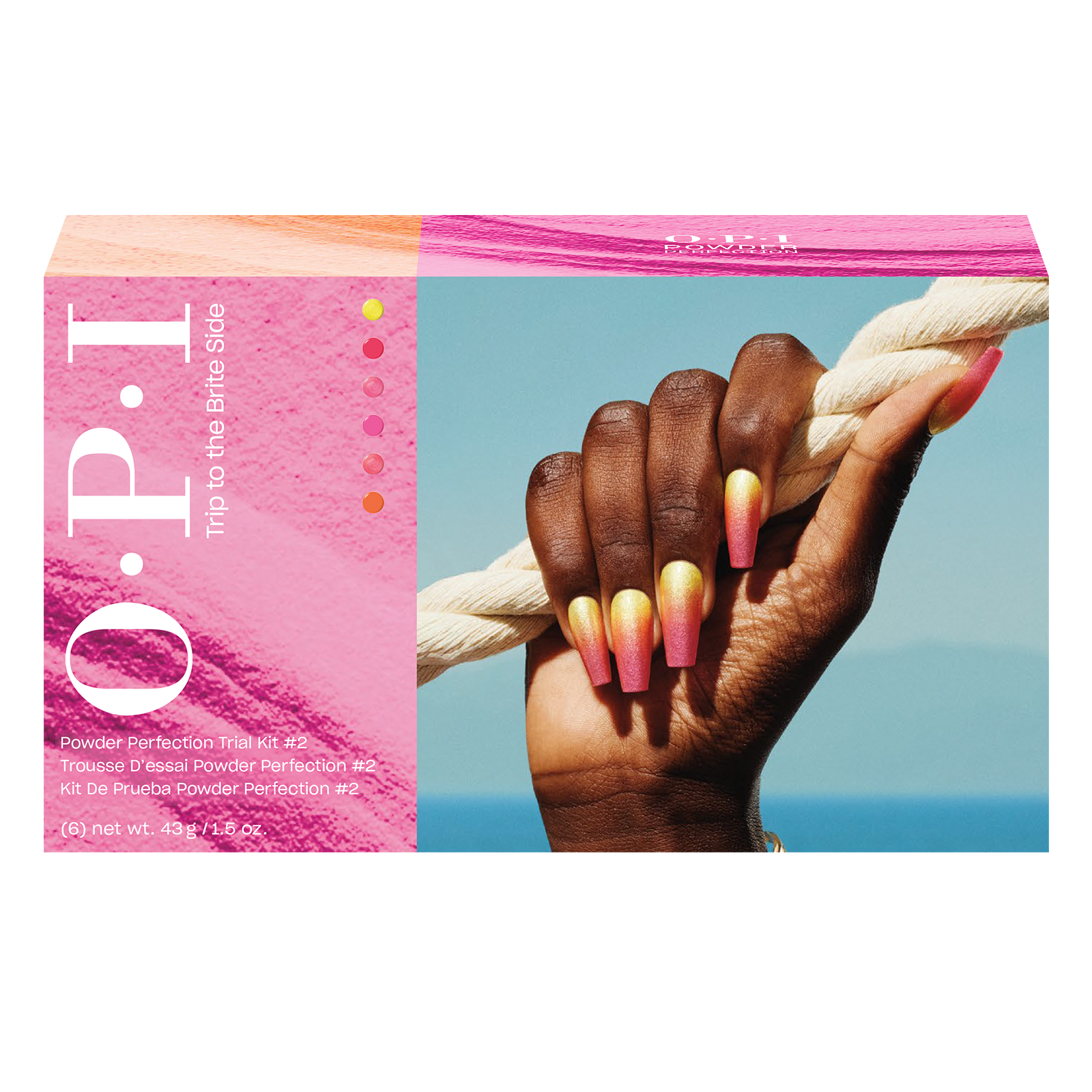 OPI Trip To The Brite Side Collection Powder Perfection Trial Kit