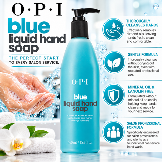 OPI Blue Liquid Hand Soap 15.6oz