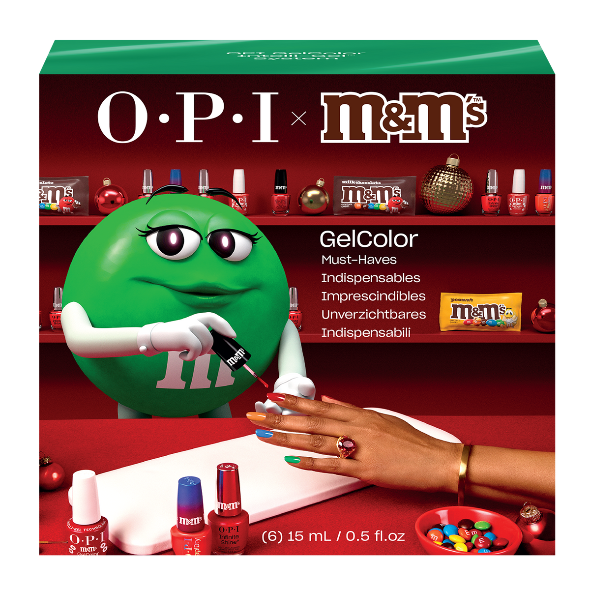 OPI x m&m's Sweeten Your Mani Collection GelColor Kit #1