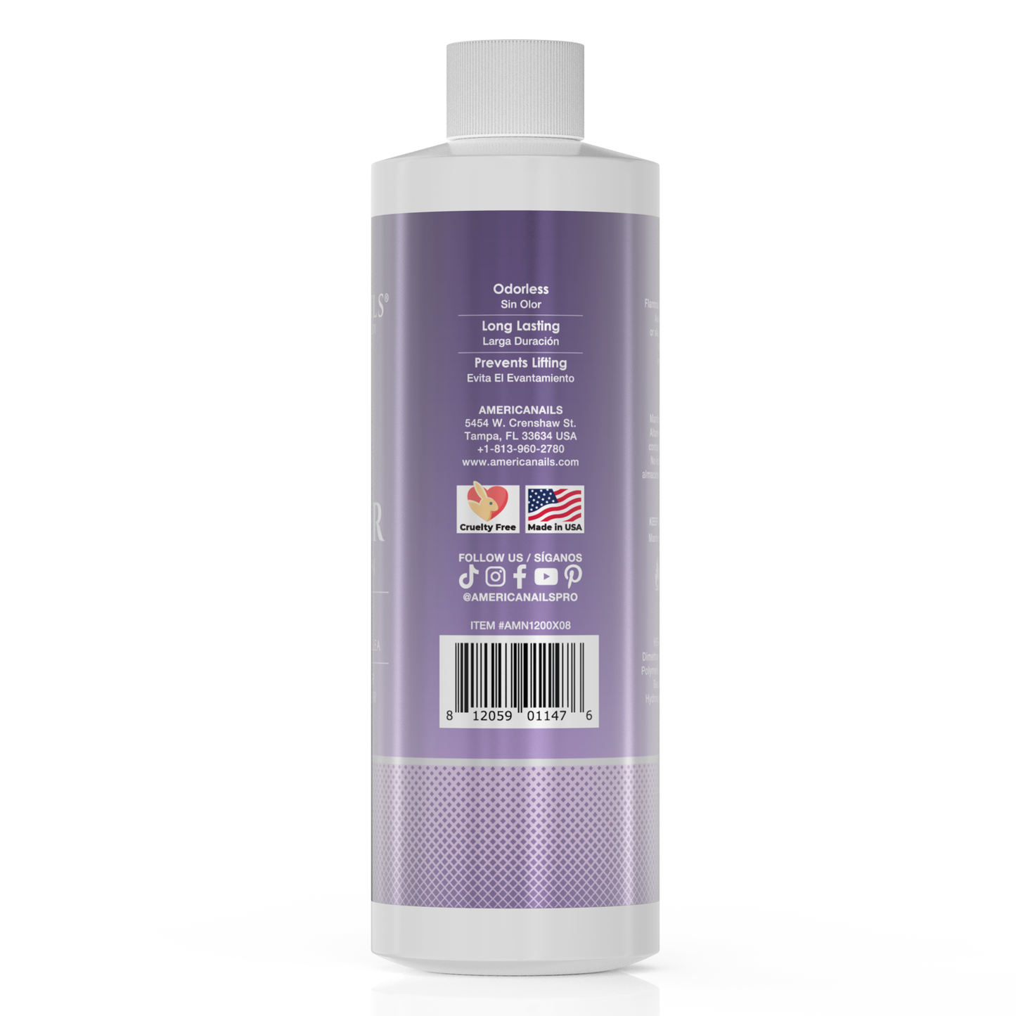 Americanails Odorless Liquid Monomer 8oz