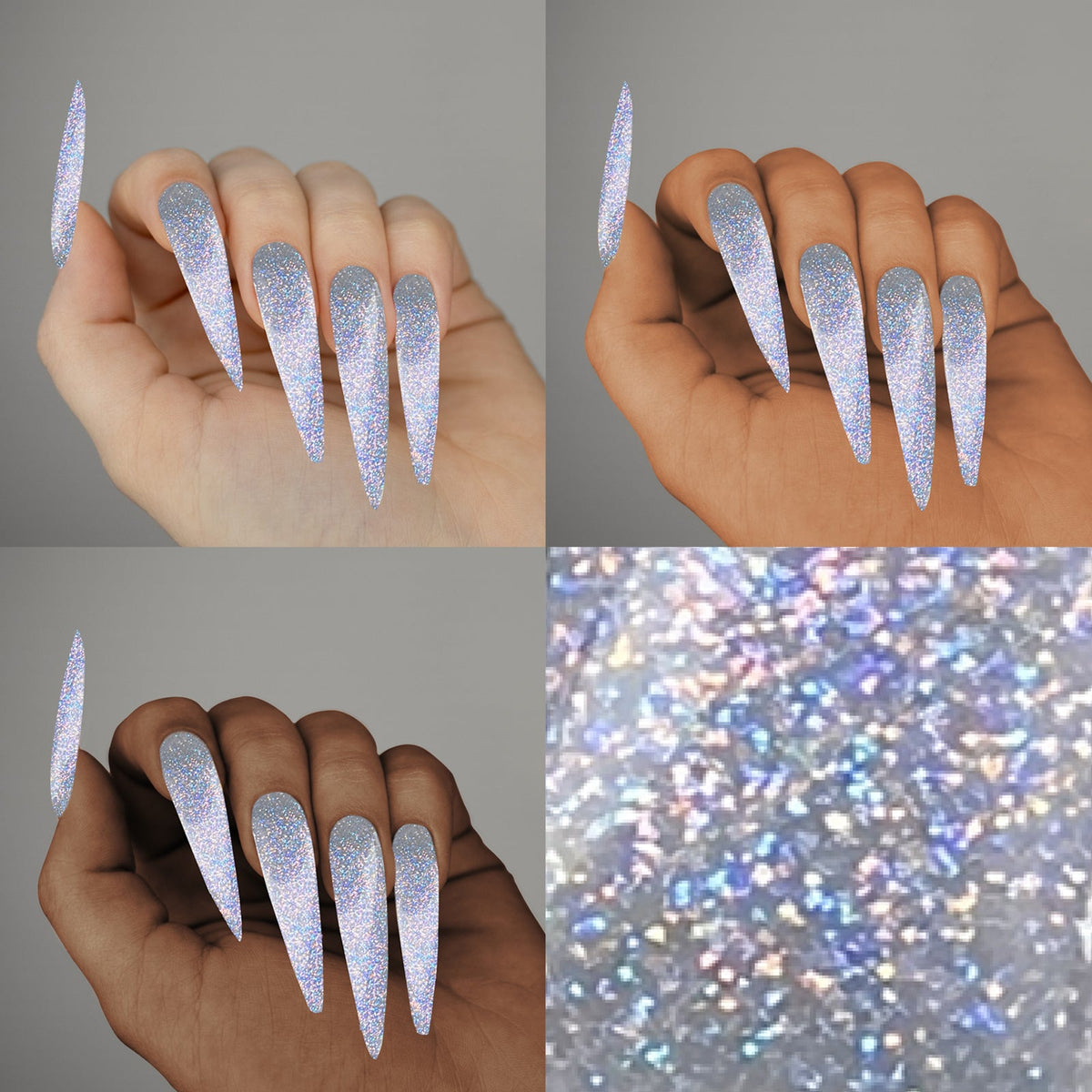 Americanails Colored Acrylic Powder | Opal Glitter 2oz