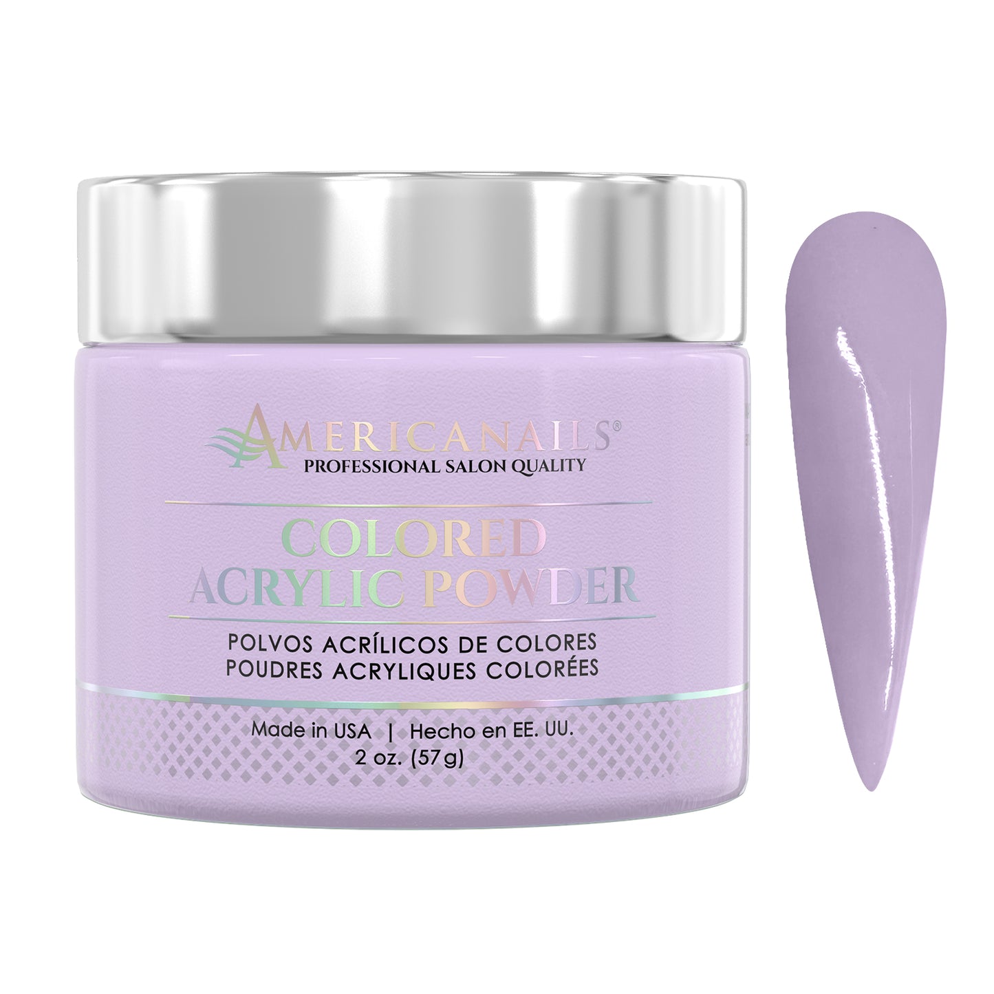 Americanails Colored Acrylic Powder | Pastel Lavender 2oz