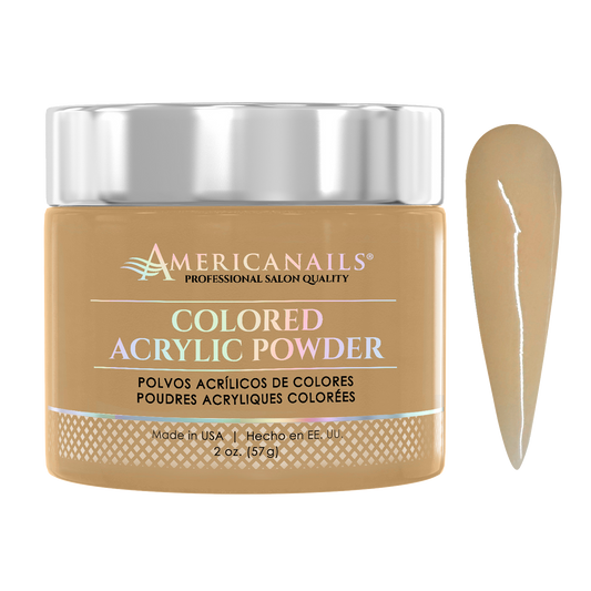 Americanails Colored Acrylic Powder | Pastel Peach 2oz
