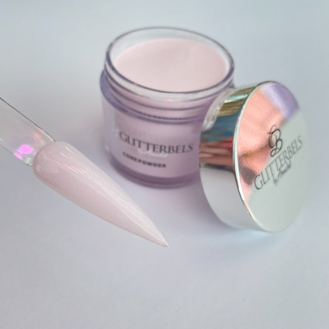 Glitterbels Acrylic Powder | Pink Opal Shimmer 2oz