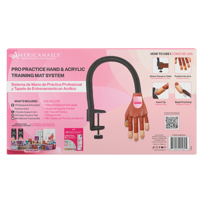 Professional Practice Hand with Acrylic Training Mat System