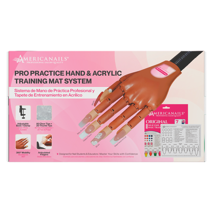 Professional Practice Hand with Acrylic Training Mat System