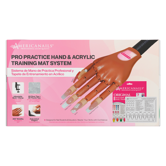 Professional Practice Hand with Acrylic Training Mat System