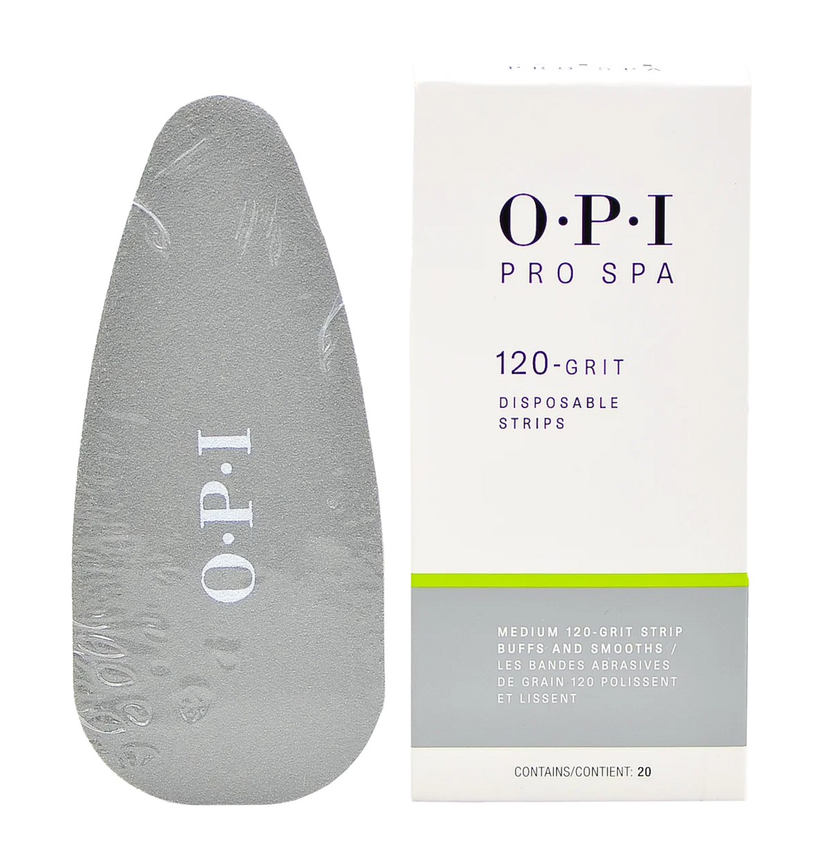 OPI Pro Spa Disposable Strips 120 Grit - 20ct