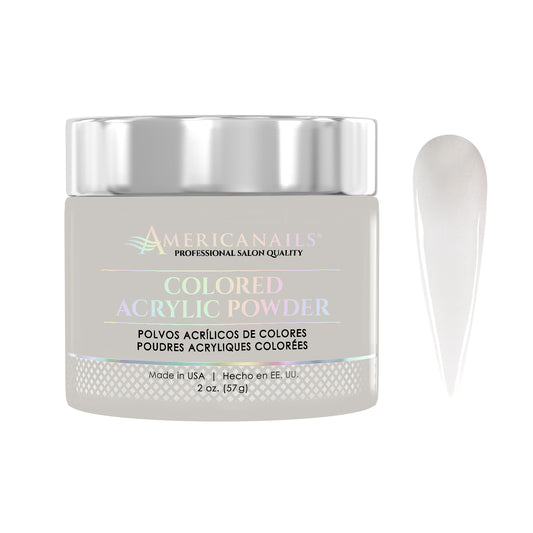 Americanails Colored Acrylic Powder | Pure White 2oz
