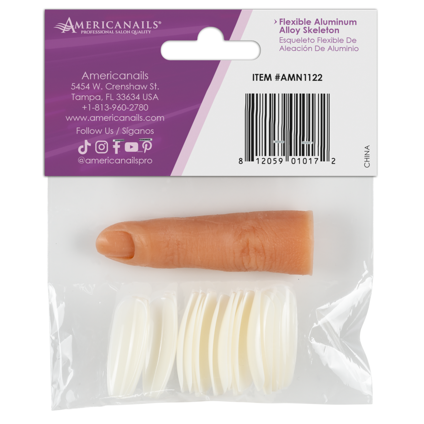 Americanails RealisTech Ultra LifeLike Silicone Practice Finger