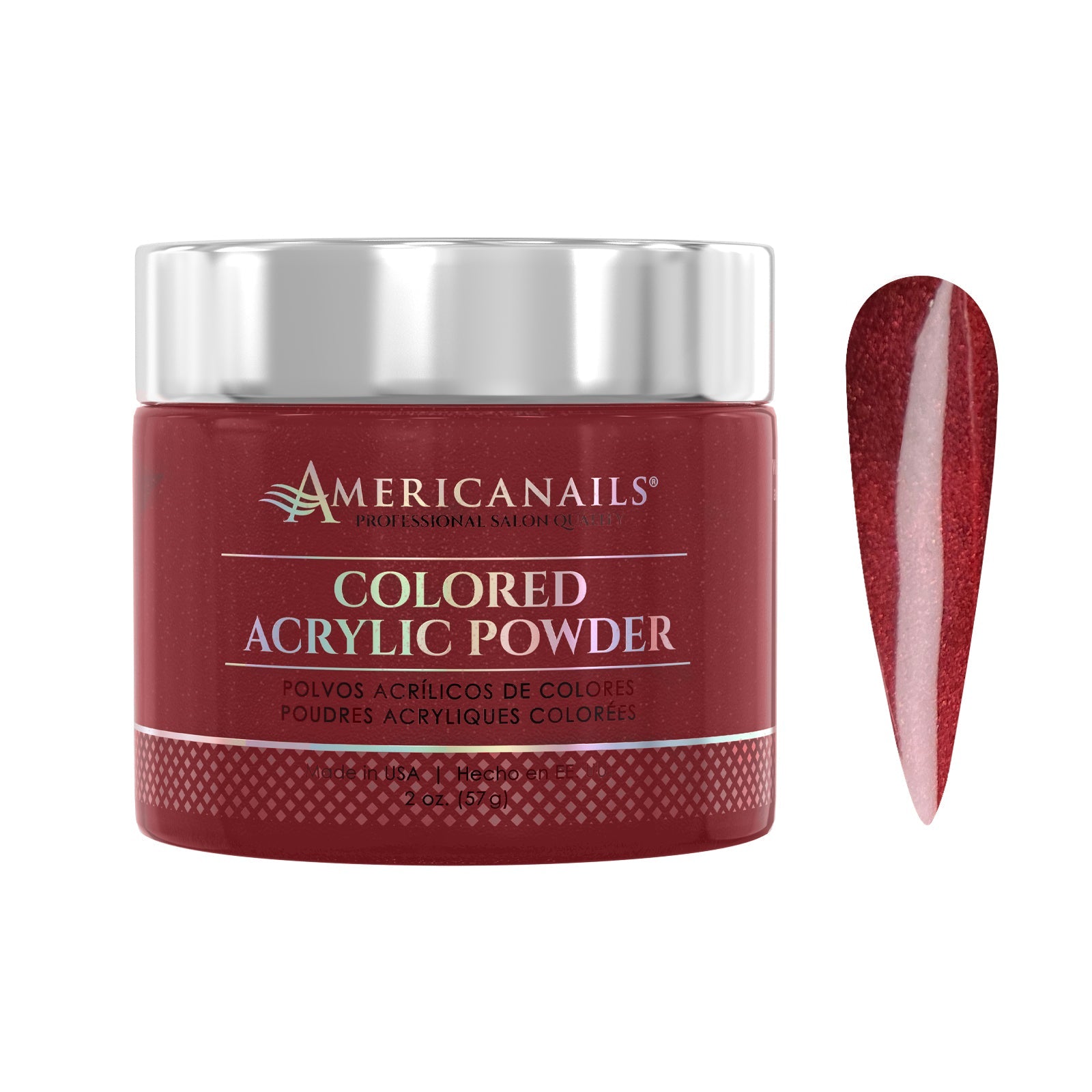 Colored Acrylic Powder | Red Wine 2oz