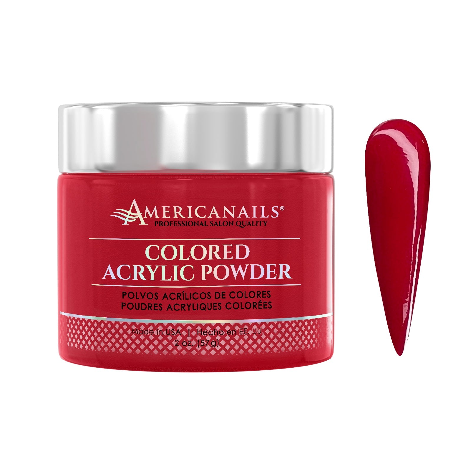 Colored Acrylic Powder | Ruby Red 2oz