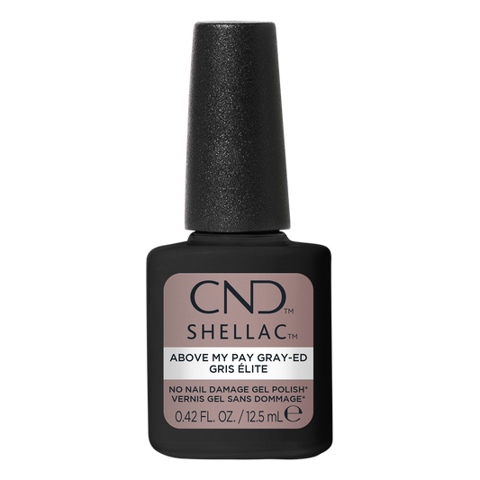 CND Shellac | Por encima de mi sueldo, gris, 0.25 oz 