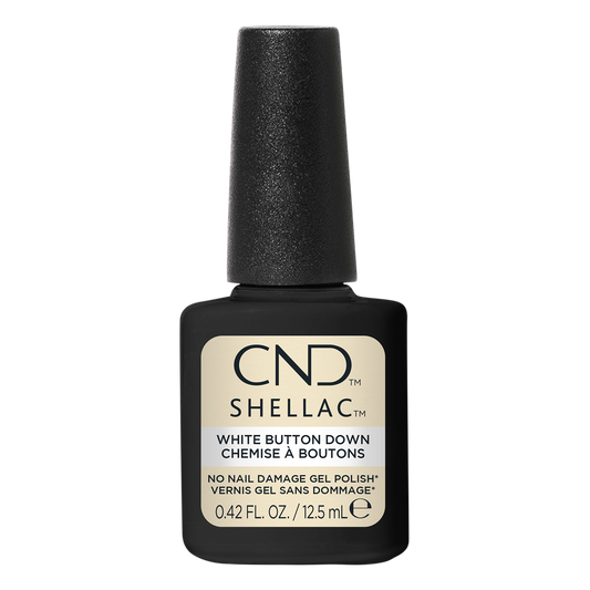 CND Shellac | Camisa blanca con botones, 0.25 oz 