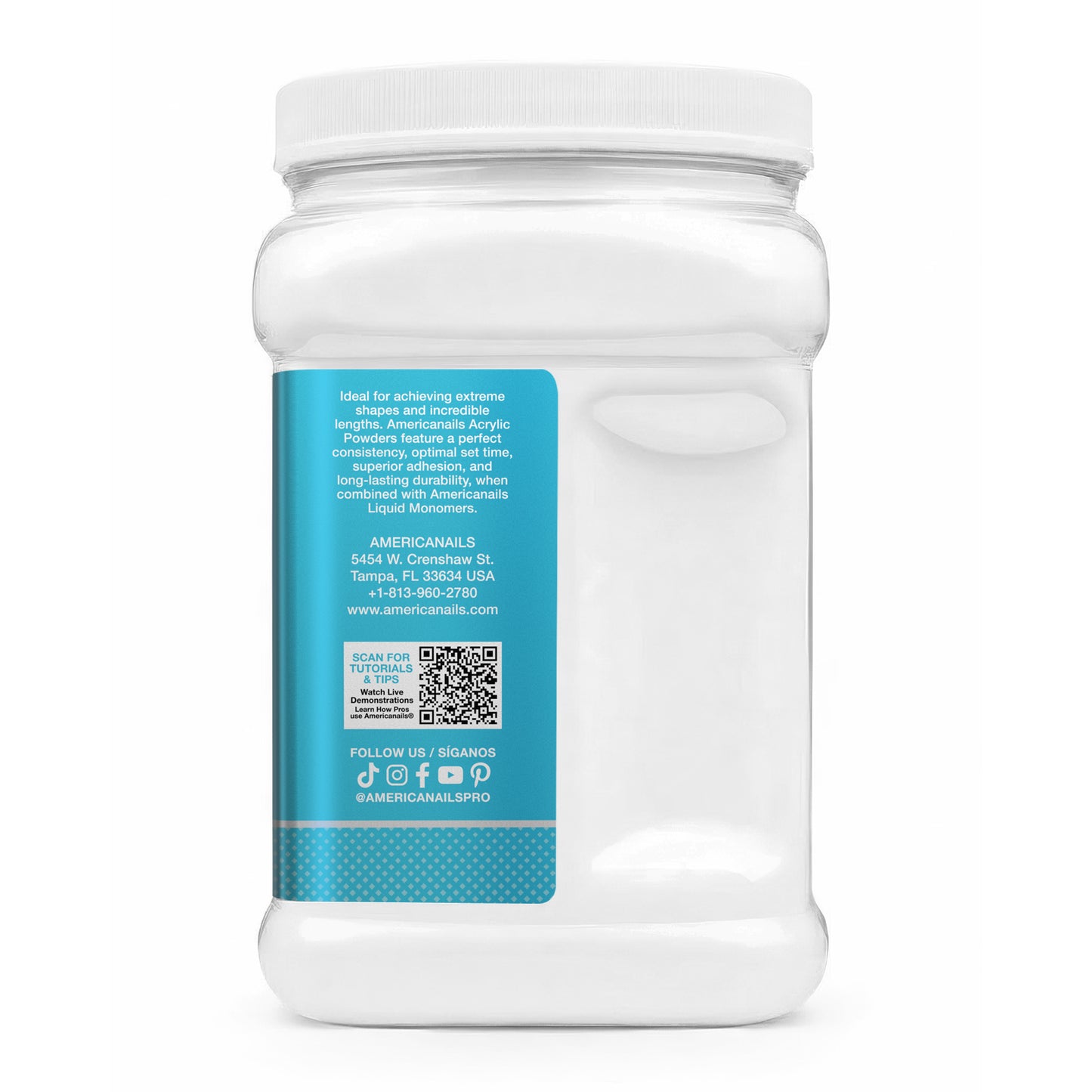 Americanails Acrylic Powder | Clear 48oz