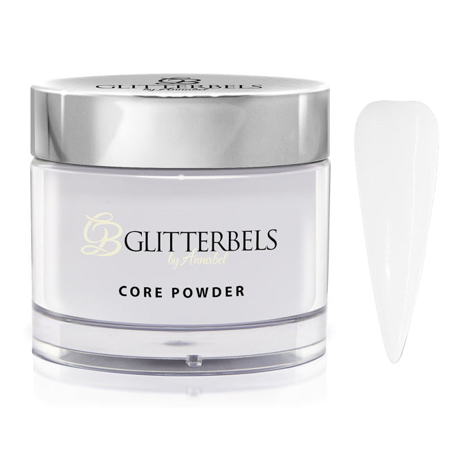 Glitterbels Acrylic Powder | Snowdrops White 2oz