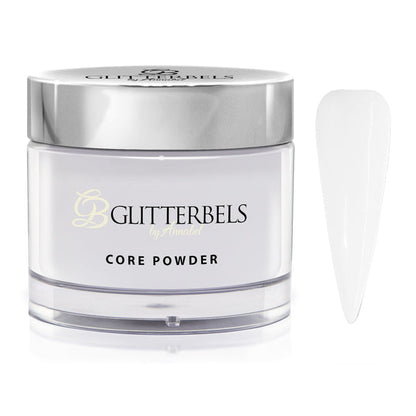 Glitterbels Acrylic Powder | Snowdrops White 2oz