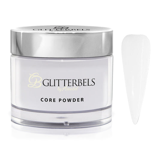 Glitterbels Acrylic Powder | Snowdrops White 2oz