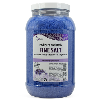 Spa Redi Pedi Bath Salt | Lavender & Wildflower Gallon Case (4 Pack)