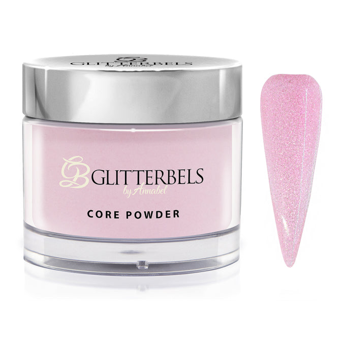 Glitterbels Acrylic Powder | Strawberry Shimmer 2oz