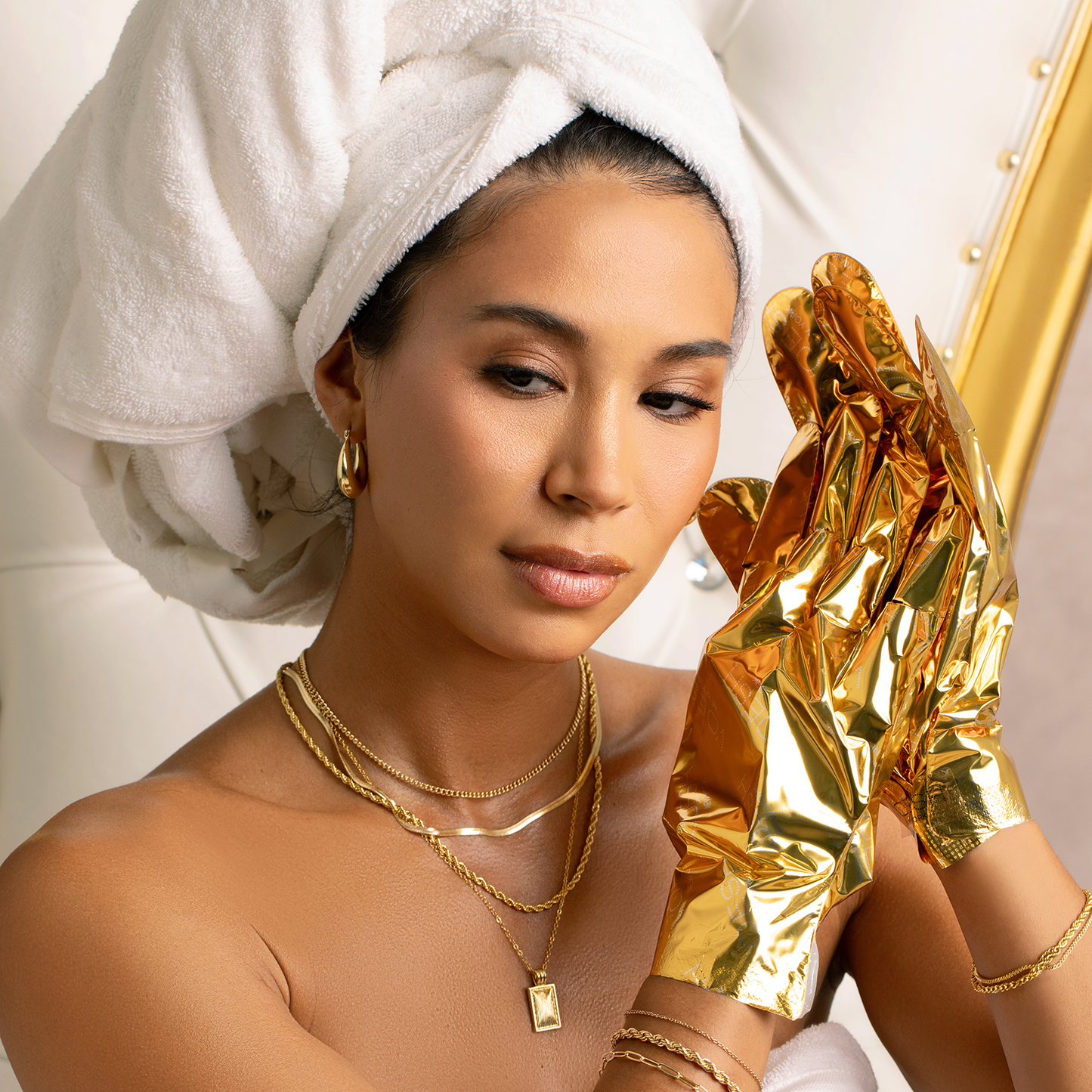 Voesh Collagen Gloves I Imperial Gold 1pr