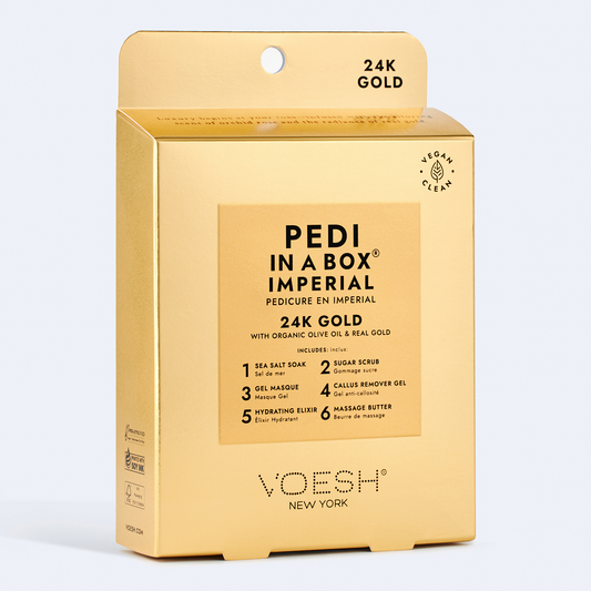 Voesh Pedi In A Box Imperial 6 Step I 24K Gold