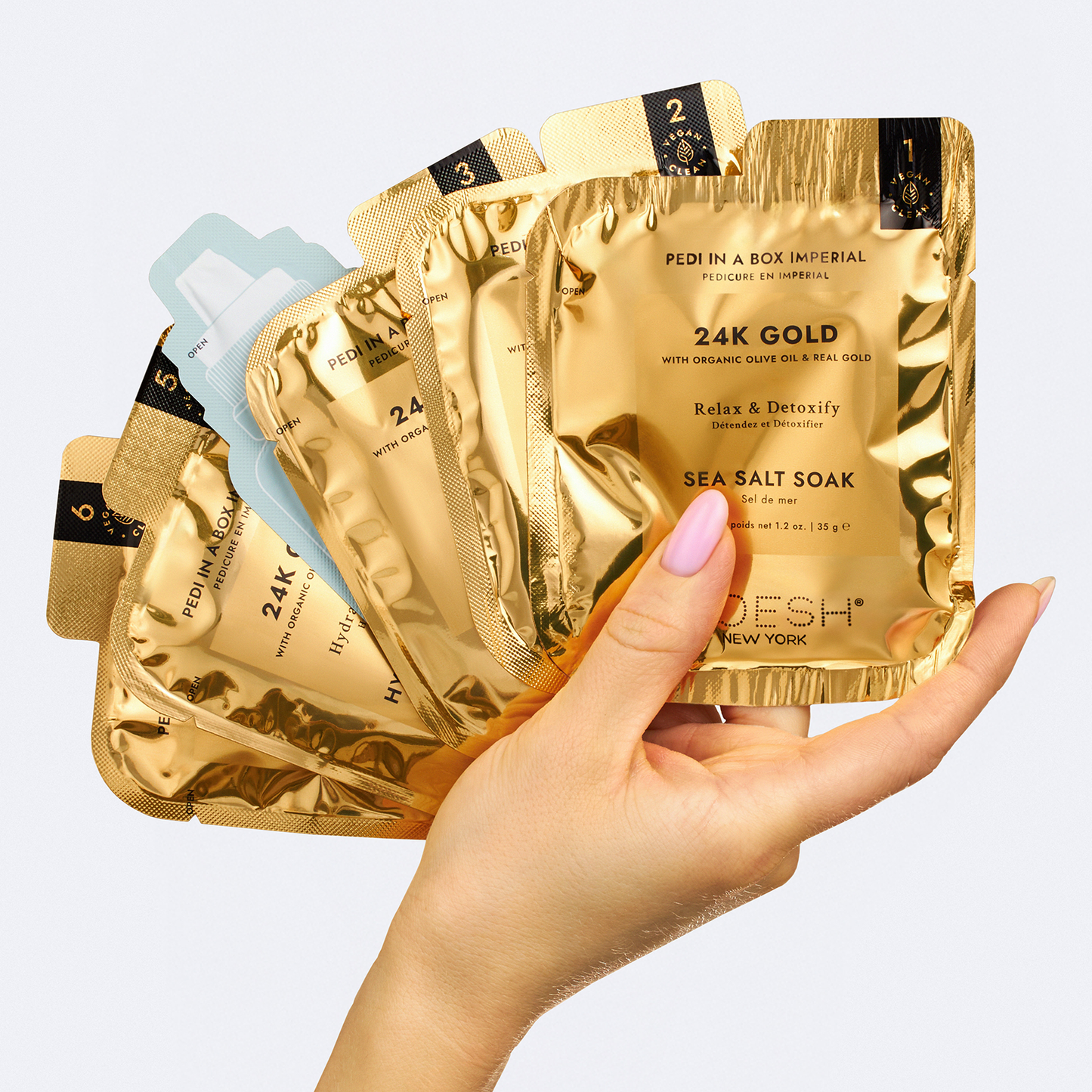 Voesh Pedi In A Box Imperial 6 Step I 24K Gold
