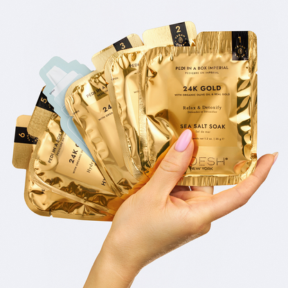 Voesh Pedi In A Box Imperial 6 Step I 24K Gold