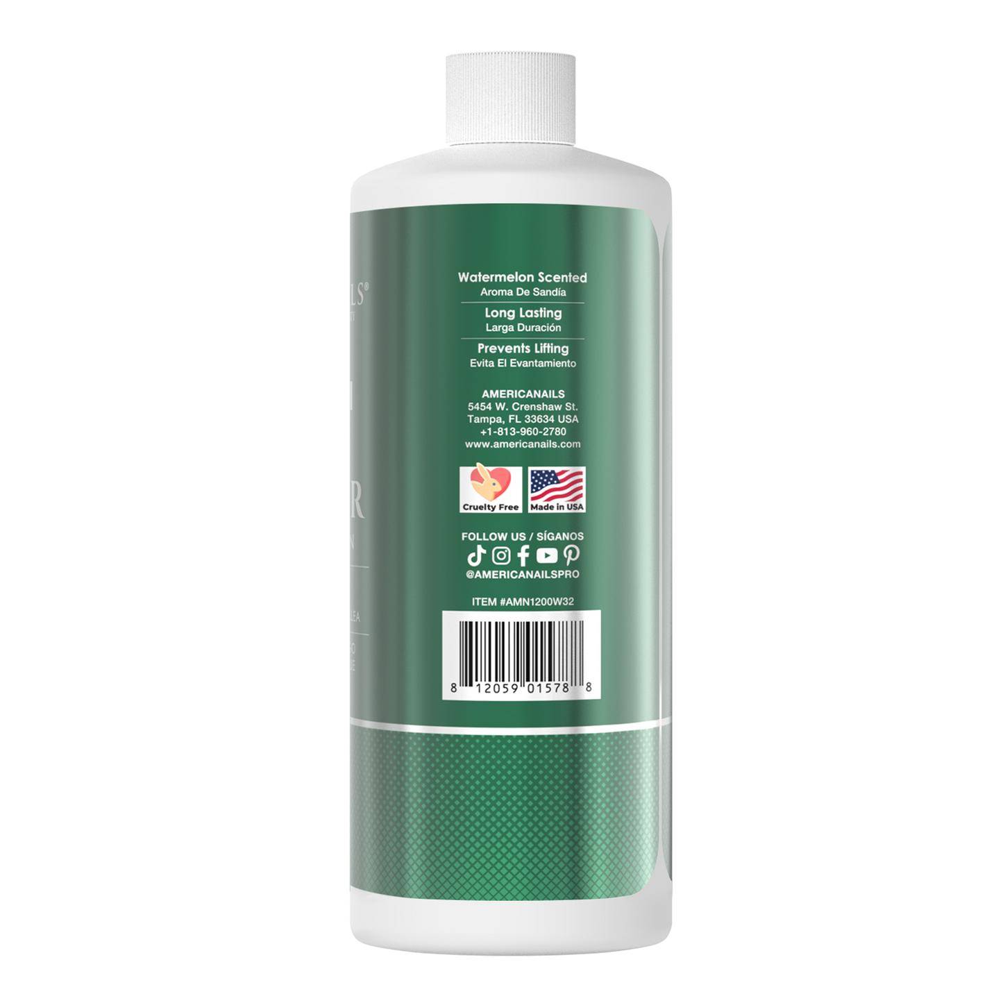 Americanails Watermelon Liquid Monomer 32oz