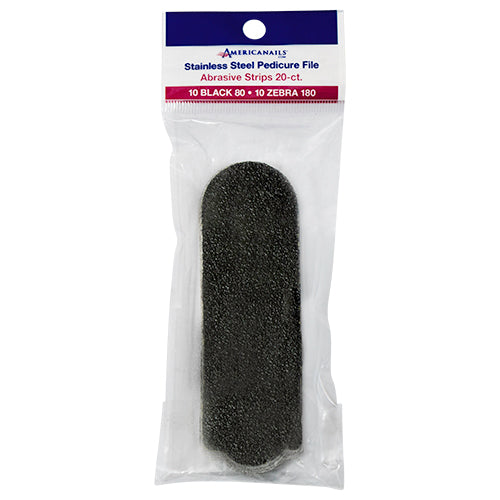Americanails EasyPeel Pedicure Abrasive Strip | 80 + 180 Grit 20ct