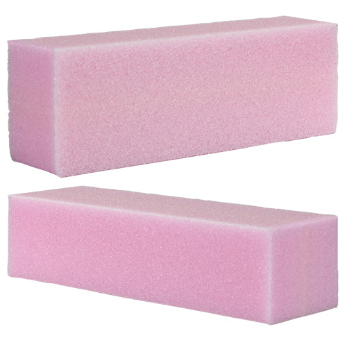 Americanails Premium Pink Pedicure Block Buffers | 100/180 Case 500ct