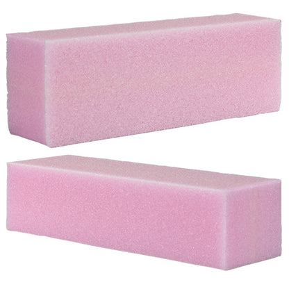 Americanails Premium Pink Pedicure Block Buffers | 100/180 Case 500ct